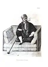 Homme grec de Crimée fumant la pipe, 1840