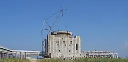 La centrale nucléaire de Crimée, dont la construction a été interrompue ; premier lieu de rassemblement de KaZantip.
