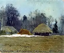 Début du printemps, par Isaac Levitan (1892)