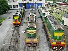 Dépôt de locomotives