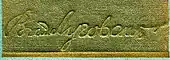 signature de Vladimir Lougovskoï