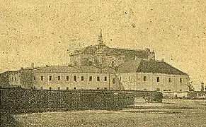 Le monastère en 1870.