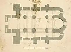 plan de l'église