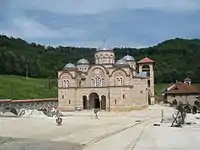 La nouvelle église du monastère de Ćelije