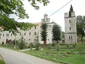 Vue du monastère de Krupa