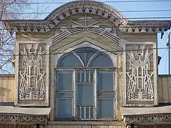 Мезонин деревянного дома в Вологде
