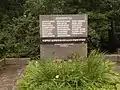 Tombes des alpinistes morts à Pamir le 13 juillet 1990