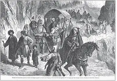 Réfugiés circassiens dans l'Empire ottoman.