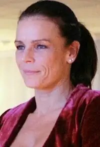La princesse Stéphanie (née en 1965),sœur d'Albert II de Monaco.