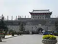 Porte de Chine (zhonghuamen) dans les remparts de Nankin.