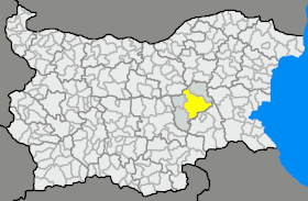 Localisation de Sliven
