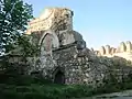 Un hammam ottoman en ruines.