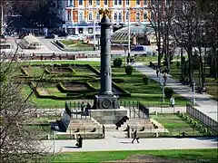 Parc d'octobre à Poltava.