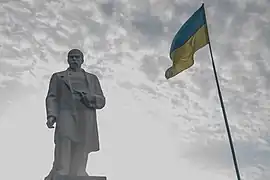 monument à Taras Chevtchenko, classé à Yasenytsia-Silna,