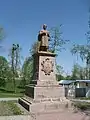 Monument dédié à Bohdan Khmelnytsky.