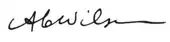 signature d'Allan Wilson
