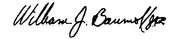 signature de William Baumol