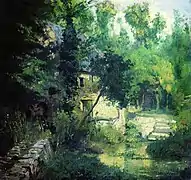 la Veules selon le peintre russe Vassili Polenov.