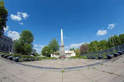Monuments aux soldats soviétiques morts pendant la Seconde Guerre mondiale.