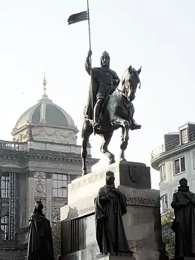 Statue équestre de saint Venceslas