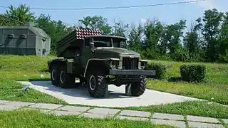 un BM-21 Grad,