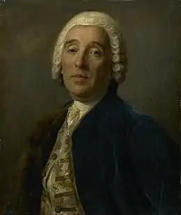 Portrait de Bartolomeo Rastrelli par Pietro Rotari.