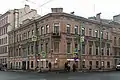 Angle de la rue Radychtchev et de la rue Ryleïev (immeuble de rapport Ivanova).