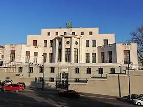 Vue de la mission diplomatique