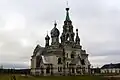 Vue de l'église de Koukoboï en style néorusse.