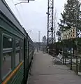 La gare ferroviaire.