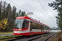 Tramway KTM-38 construit à Oust-Katav, sur une ligne de Zlatooust.