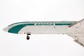 Tupolev TU-154 à l'aéroport de Moscou Vnoukovo