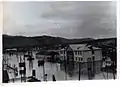 Oust-Nera durant l'inondation de 1959.