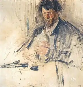 Joueur de cornemuse 1908, Fechine, musée de Tcheboksary.