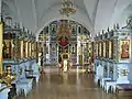 Intérieur de l'église de Loukino