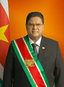 Image illustrative de l’article Président de la république du Suriname