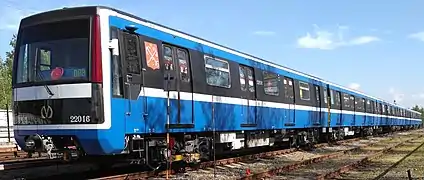 Train de type Jubilée (Юбилейный), au dépôt 5.