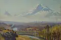 Ararat en automne, 1929. Peinture à l'huile sur toile, 32x49 cm.