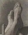 My Feet, 1897. Crayon sur papier, 27x22,5 cm.