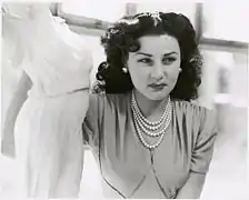 Faouzia Fouad vers 1943.