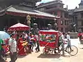 Rickshaw au Népal