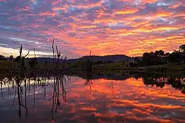 Coucher de Soleil dans le  Thung Salaeng Luang. Novembre 2021.