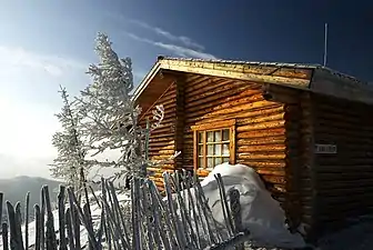 Un chalet au sommet des pistes