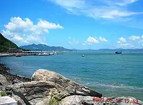 Baie de Wangfuzhou, île de Xiachuan.