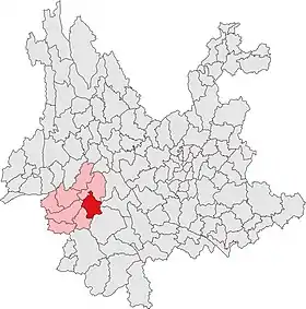 Localisation de Línxiáng Qū