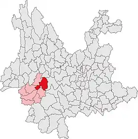 Localisation de Yún Xiàn