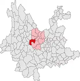 Localisation de Nánhuá Xiàn