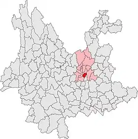 Localisation de Chénggòng Xiàn