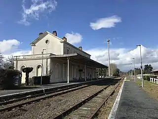 La gare de Saint-Yrieix actuelle sur la ligne de Nexon à Brive-la-Gaillarde.