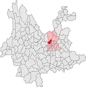 Localisation de Fùmín Xiàn